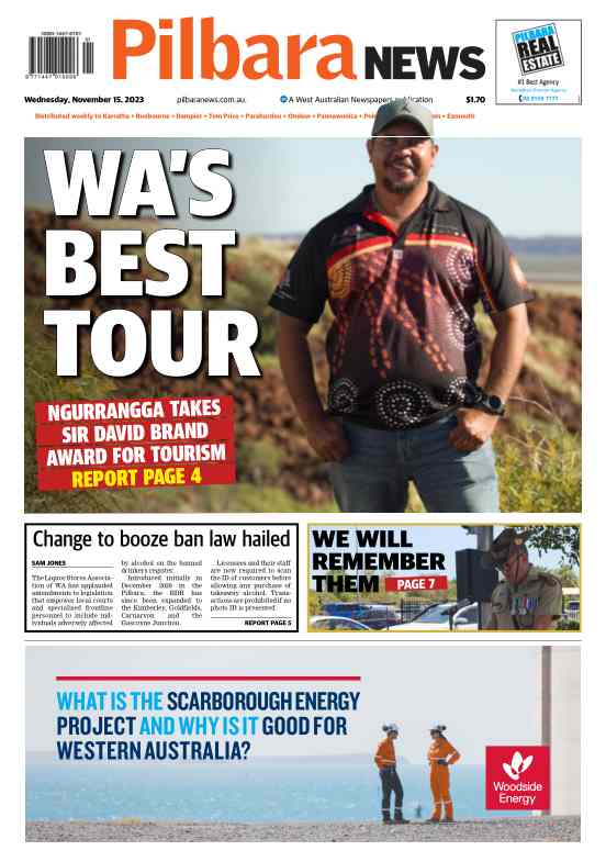Pilbara News - Wednesday, 15 November 2023 edition