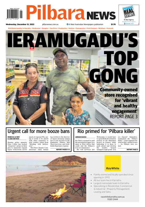 Pilbara News - Wednesday, 13 December 2023 edition