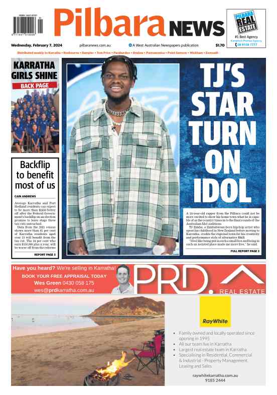 Pilbara News - Wednesday, 07 February 2024 edition